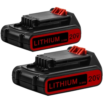 3.0 Ah LBXR20 Výmena Batérie pre Black & Decker 20V Batérie Max Lithium LB20 LBX20 LST220 LBXR2020-OPE LBXR20B-2 LB2X4020