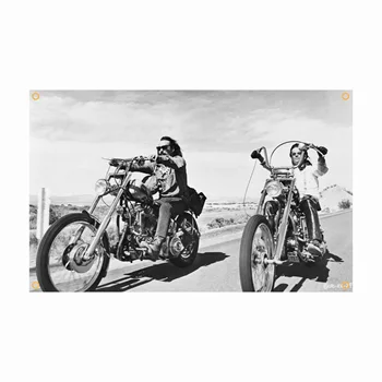 90x150cm Easy Rider Plagát Vlajky Zástavy Film Kreslený Domáce Dekorácie