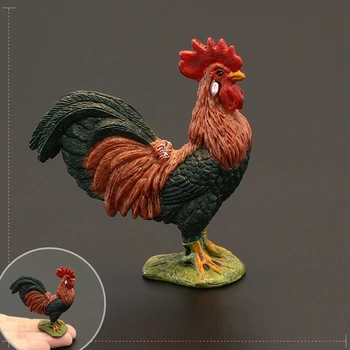 Pevné simulácie zvieracích model domáce kuracie kohút sliepka kuriatko ozdoby domáce dekorácie remeslá