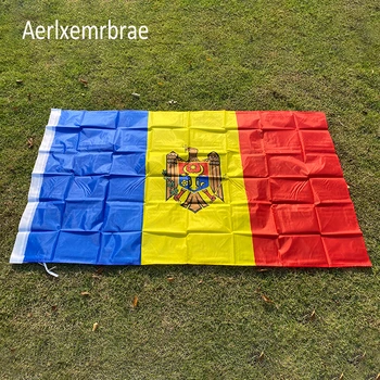 zadarmo doprava Moldavsko vlajka 90*150 cm Visí Moldavsko štátna vlajka vlajka Moldavsko